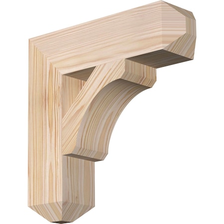 Ekena Millwork Legacy Craftsman Smooth Bracket, Douglas Fir, 3 1/2"W x 14"D x 14"H BKT04X14X14LEC04SDF